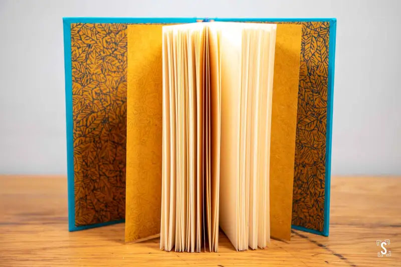 Case Bound - A5 - Arena Bulk Ivory - Teal - Rhizome Yellow - Journal