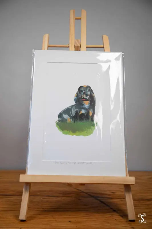 Dachshund Mounted Print Art Prints