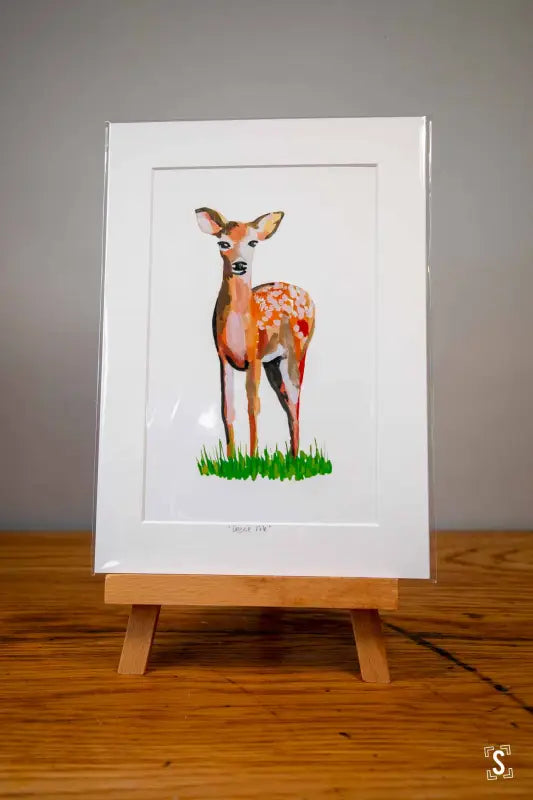 Deer - Mounted Print - Art Prints