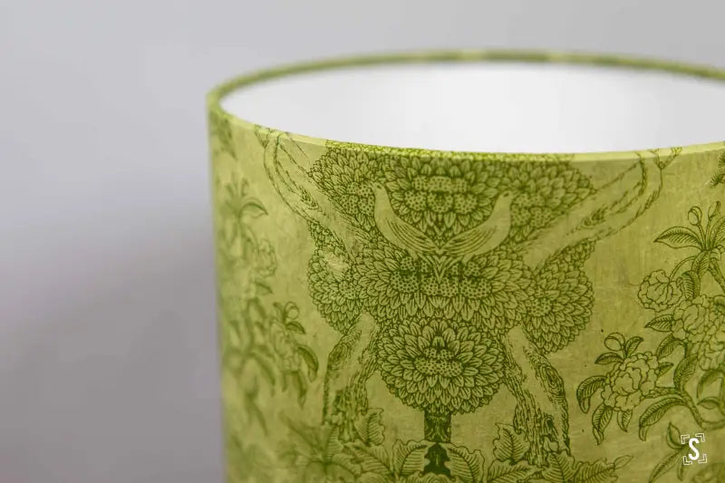 Drum Lampshade 20cm Kongpo Jungle Green Lampshade