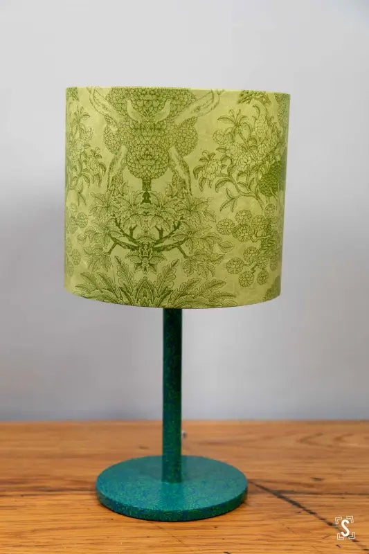 Drum Lampshade 20cm Kongpo Jungle Green Lampshade