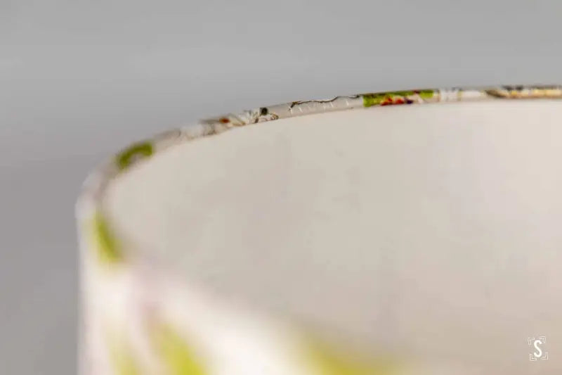 Drum Lampshade 30cm Cranes Mother of Pearl Lampshade