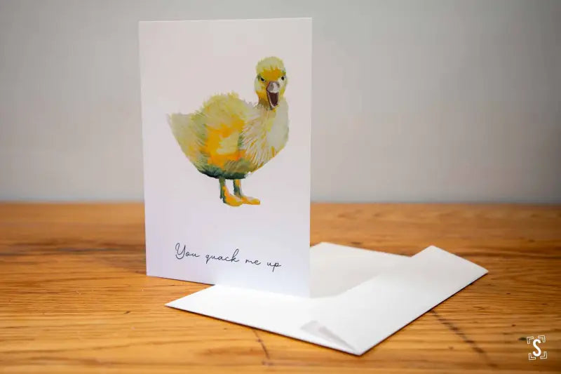 Duckling - A5 - You Quack Me Up - Greetings Cards