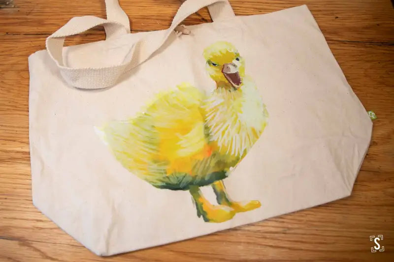 Duckling - Toggle Tote Bag - Organic Cotton - 34cm x 34cm x 17cm - Bag