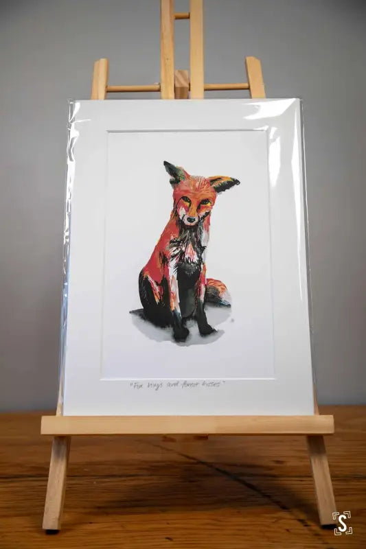Fox Mounted Print Art Prints