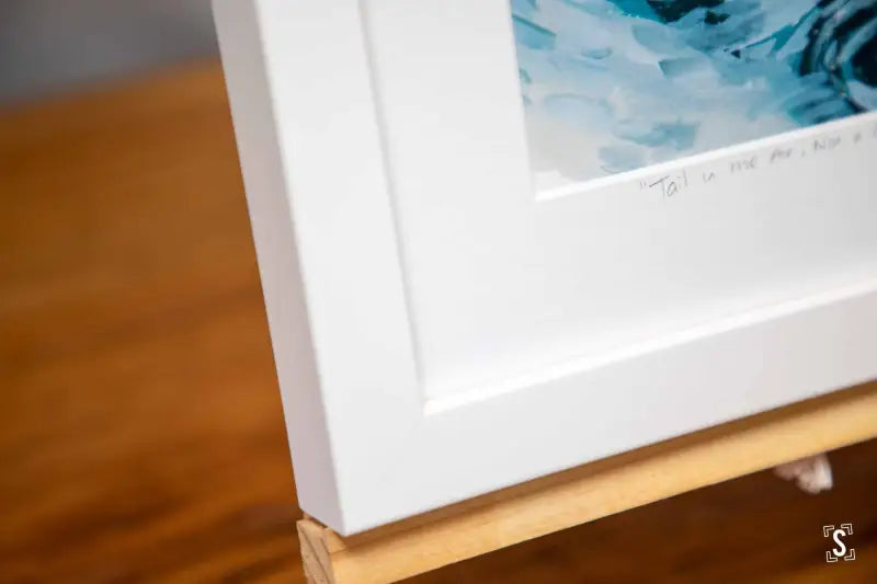 Framed Diving Duck Print - 21cm x 30cm - Art Prints