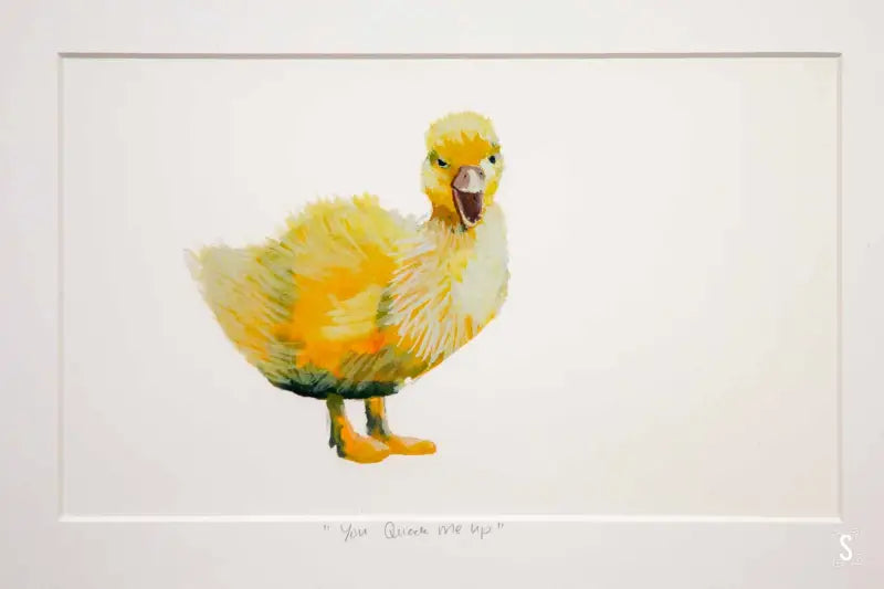 Framed Duckling Print - 21cm x 30cm - Art Prints