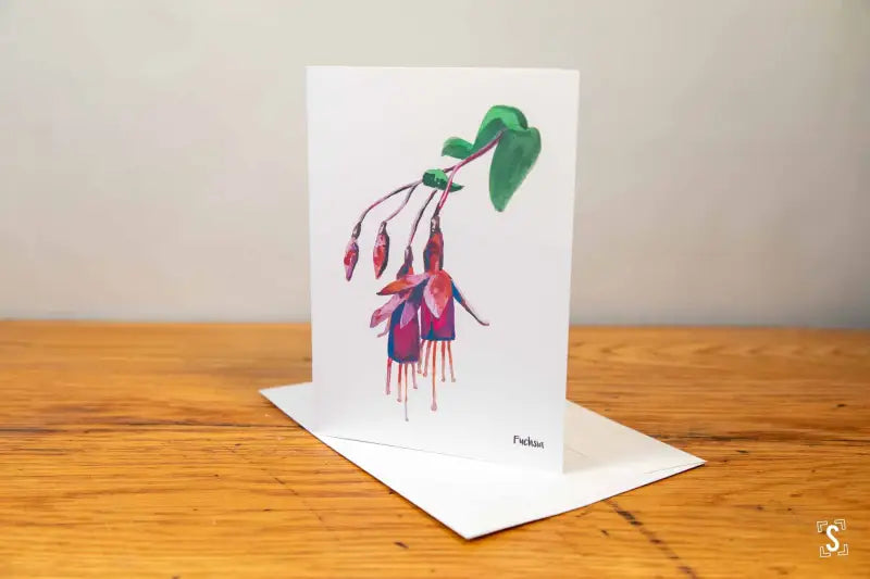 Fuchsia - Greeting Card - A5 - SQUUSHED