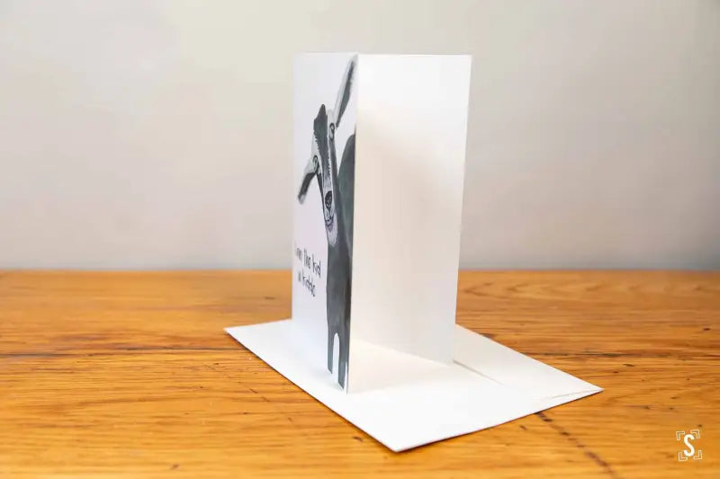 Goat - Greeting Card - A5 - I am the Kid in Kiddo - SQUUSHED