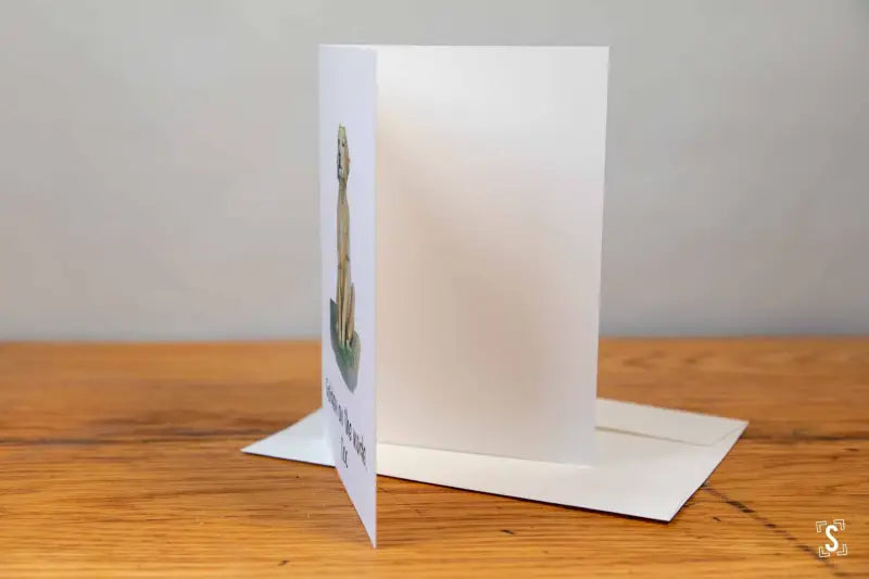 Golden Retriever - Greeting Card - A5 - Golden on the Inside, Too - SQUUSHED