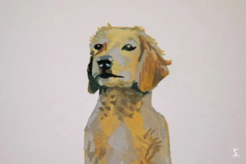 Golden Retriever - Greeting Card - A5 - Golden on the Inside Too - Greeting Cards
