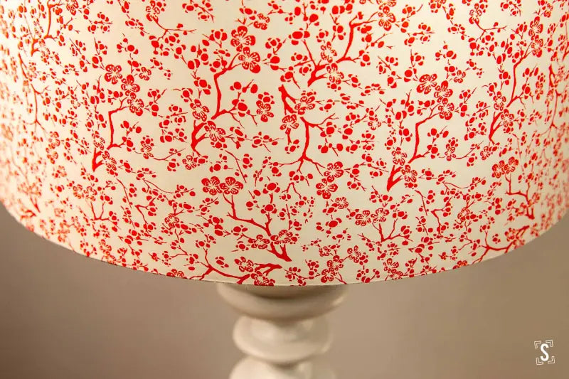 Handmade Lampshade | Flower Branches Light Red - Lampshades