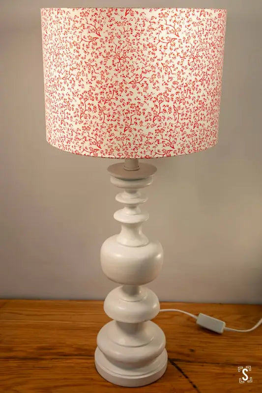 Handmade Lampshade | Flower Branches Light Red - Lampshades