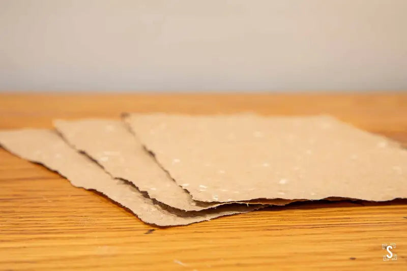 Handmade Paper Pack - A5 - Brown - Handmade Paper