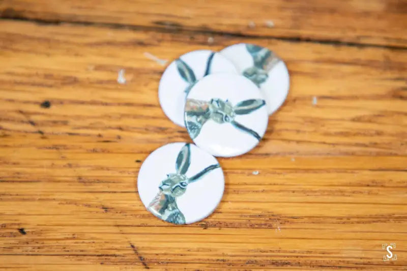 Hare - Badge - 25mm - Badge