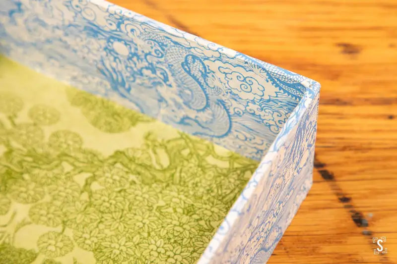 Keepsake Box - Dragons Blue/White - Kongpo Jungle Green - Keepsake Box