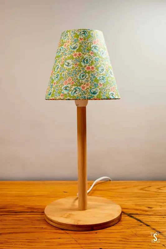 Lampshade - Candle - 14.5cm - Dainty Floral - Green - Lampshades