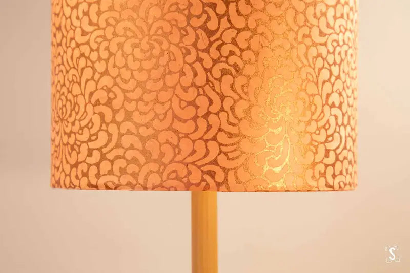 Lampshade - Drum - 20cm - Kikou - Pink/Copper - Lampshade