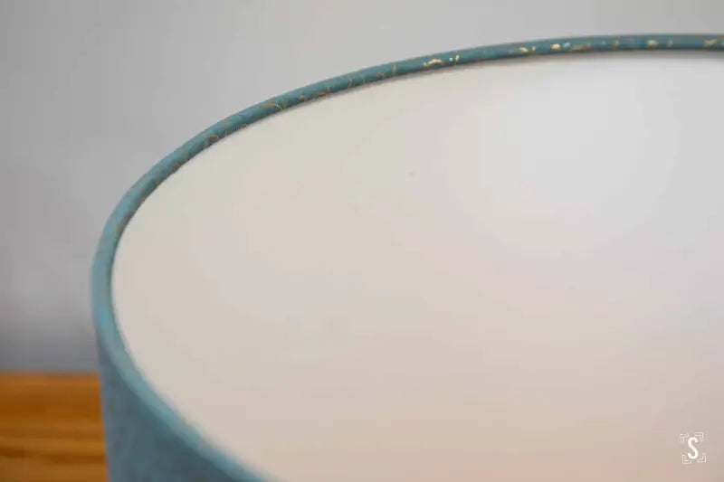 Lampshade - Drum - 30cm - Arabesque - Blue/Grey - Lampshade