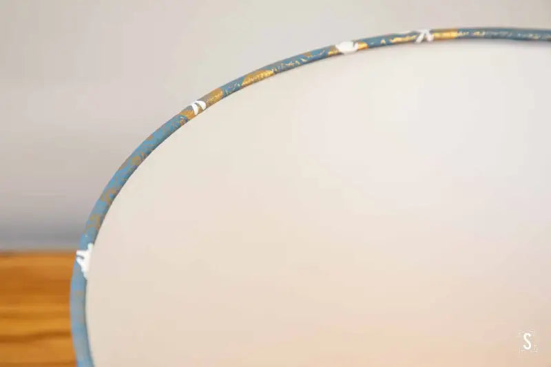 Lampshade - Drum - 30cm - Autumn Moon Rabbit - Blue - Lampshade