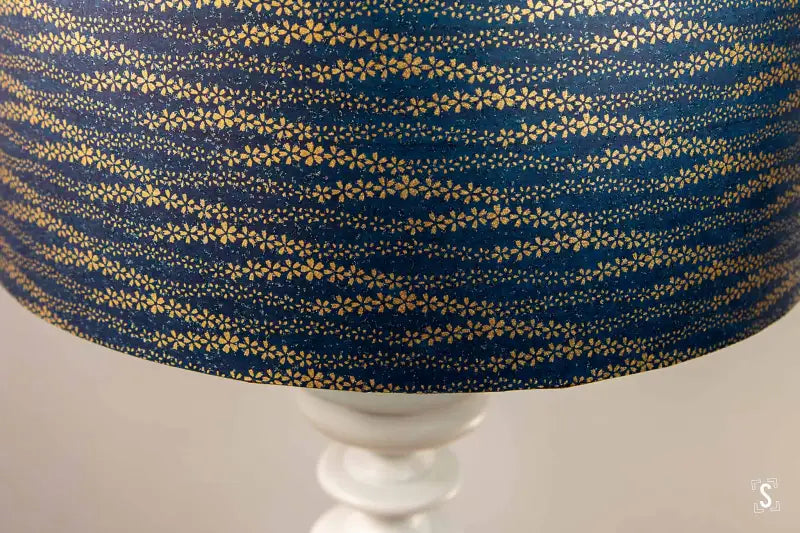 Lampshade - Drum - 30cm - Dark Blue - Set of Jewels - Lampshade