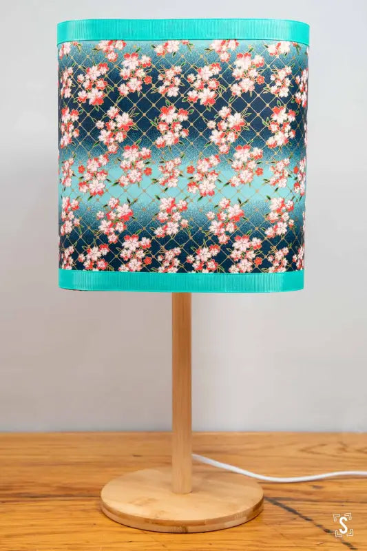 Lampshade - Square - 20cm - Gothic Lolita - Petrol - Lampshade