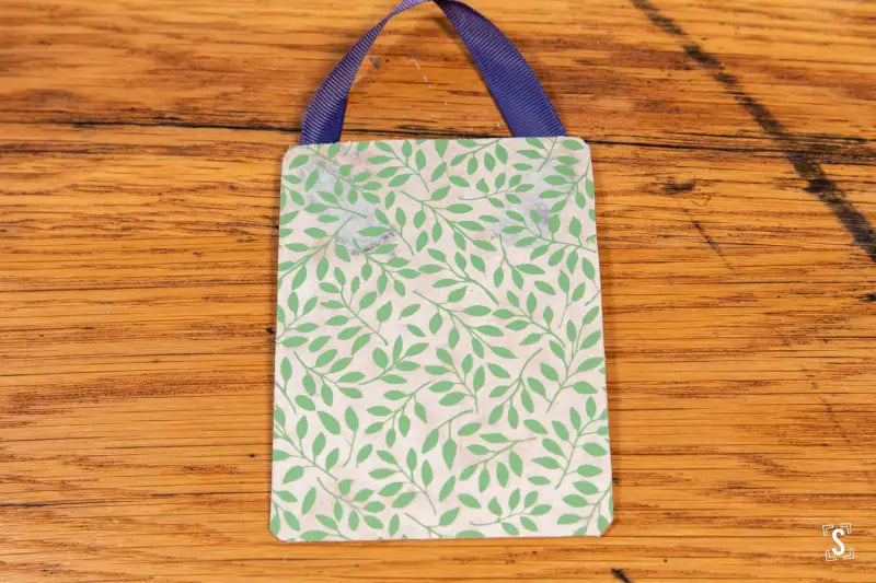 Large Scene - Leather Christmas Decoration - SQUUSHED