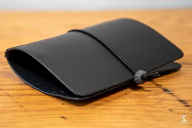 Leather Notebook Cover Black Leathercraft