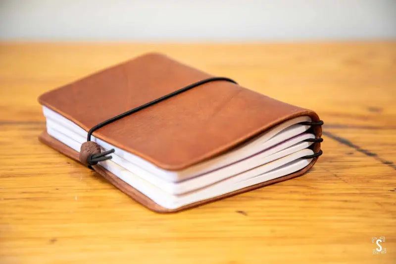 Leather Notebook Cover - Brown - Leathercraft