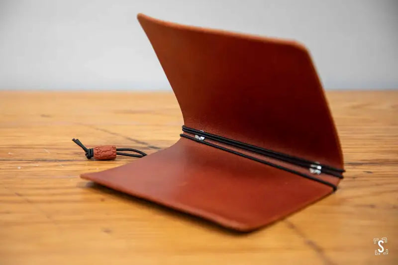 Leather Notebook Cover Cognac Leathercraft