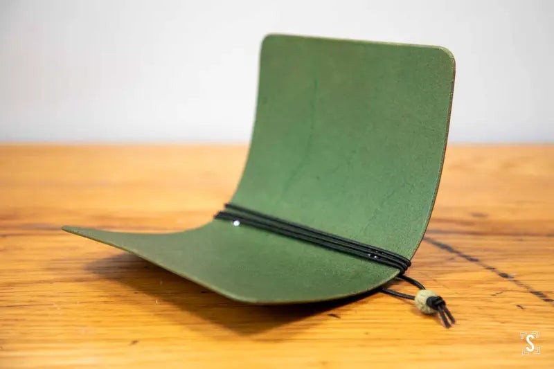 Leather Notebook Cover - Olive - Leathercraft