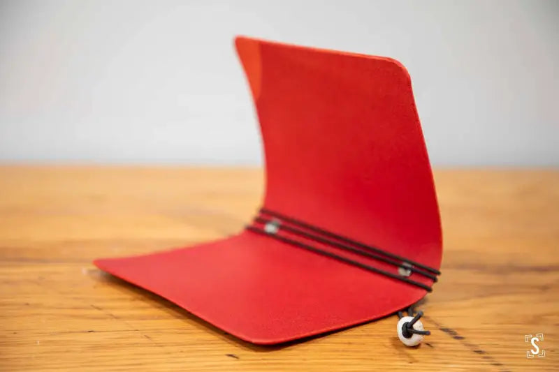 Leather Notebook Cover - Red - Leathercraft