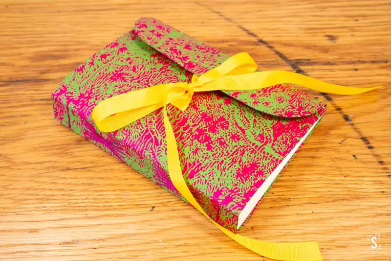 Long Stitch - A5 - Arena Bulk Ivory - Arcadia Pink/Green - Sybil Pink/Yellow - Journal