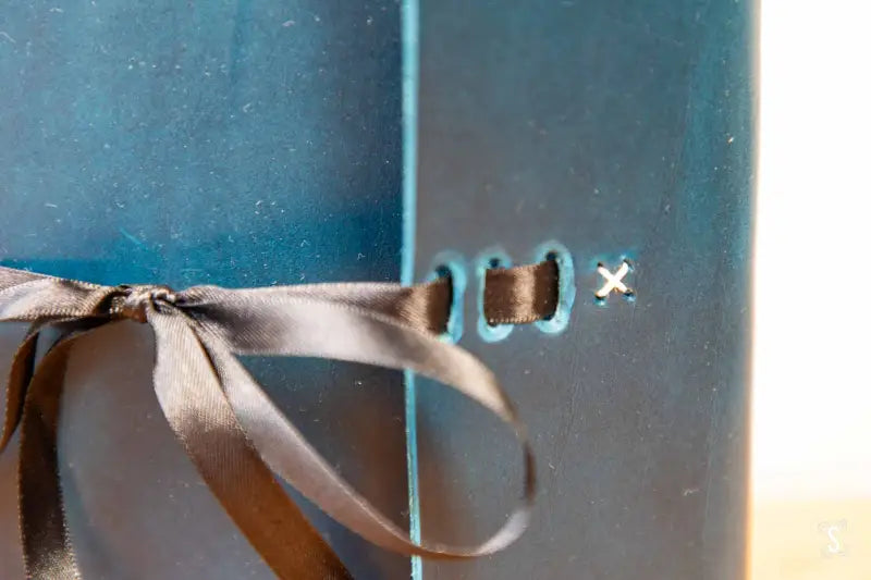 Long Stitch - Journal - A5 - Buttero Leather Blue - Munken White - Journal