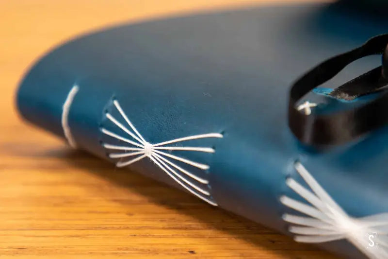 Long Stitch - Journal - A5 - Buttero Leather Blue - Munken White - Journal