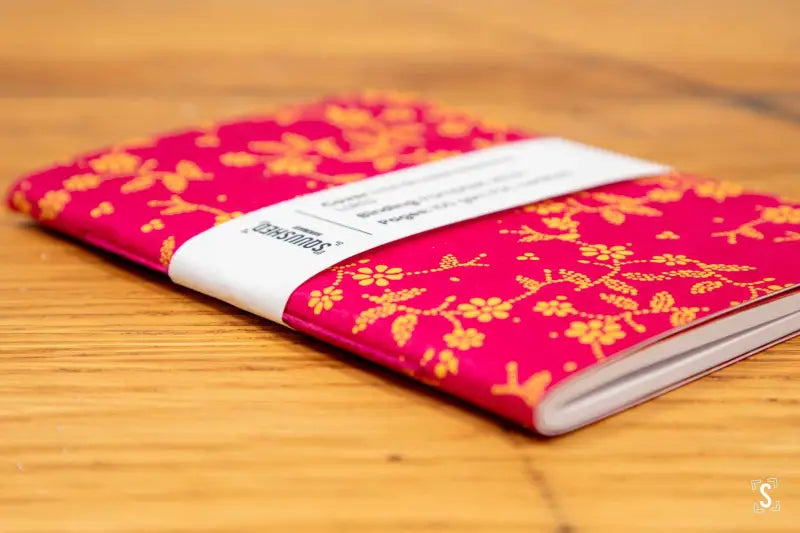 Pocket Notebook - Sybil Pink/Yellow - Greenery Medium Pink/Green - A6 - Notebook