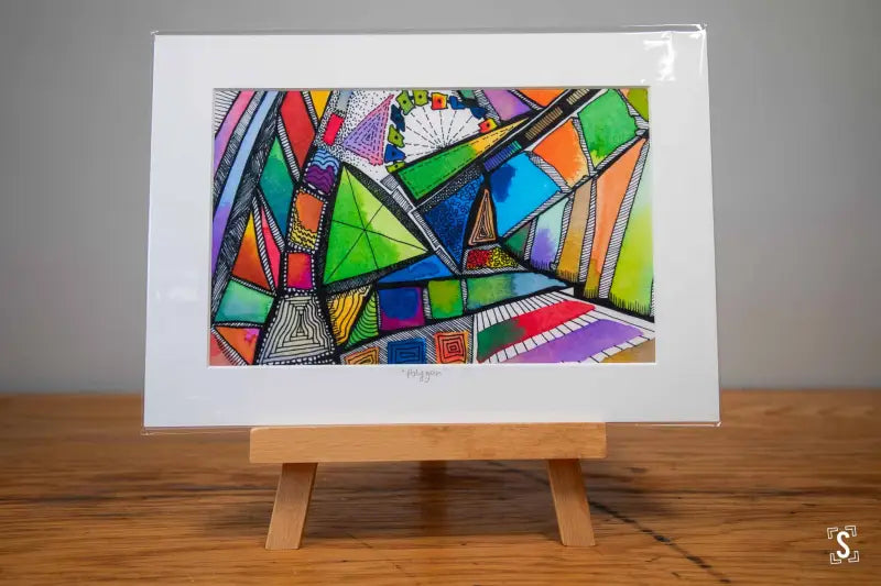 Polygon - Mounted Print - Art Prints