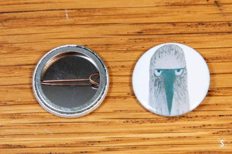 Sassy Booby - Badge - 25mm - SQUUSHED