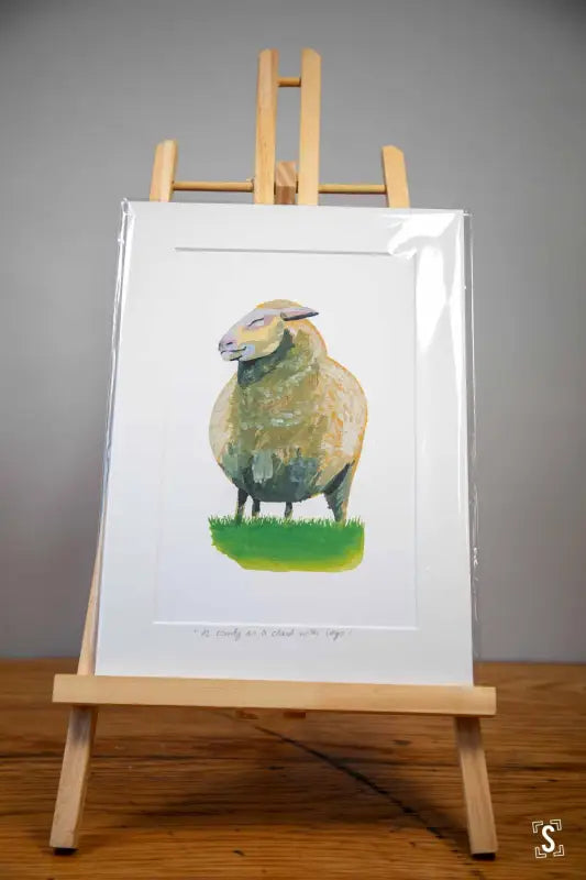 Sheep Mounted Print Art Prints