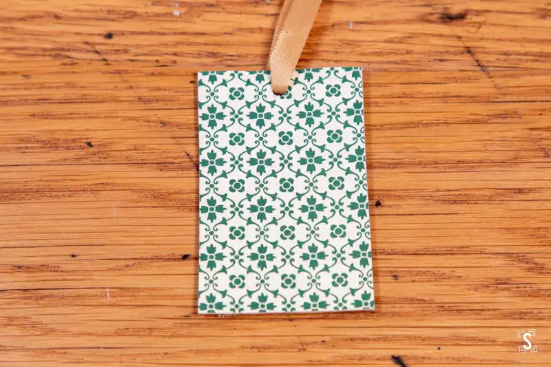 Small Scene - Leather Christmas Decoration - SQUUSHED