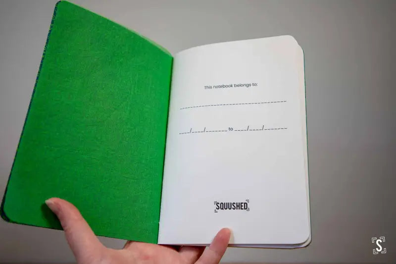 Strata A5 Notebook Kahori Green/Gold Jungle Green Notebook