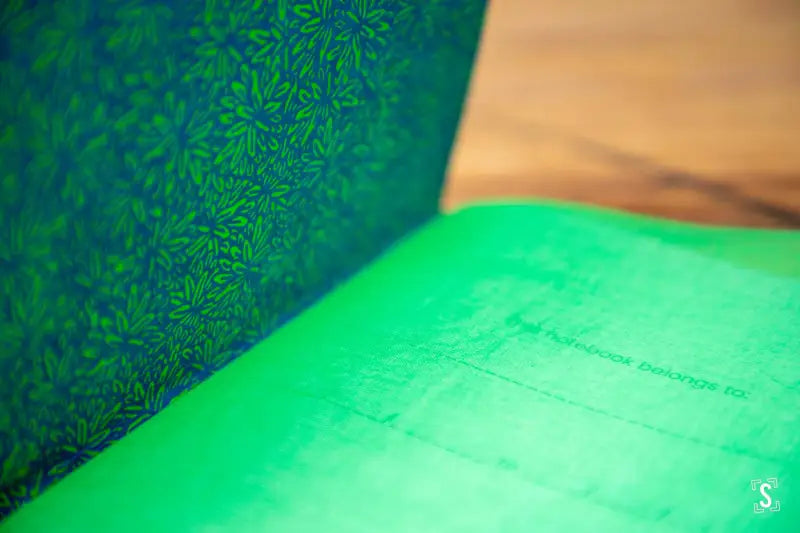 Strata A5 Notebook Kahori Green/Gold Jungle Green Notebook