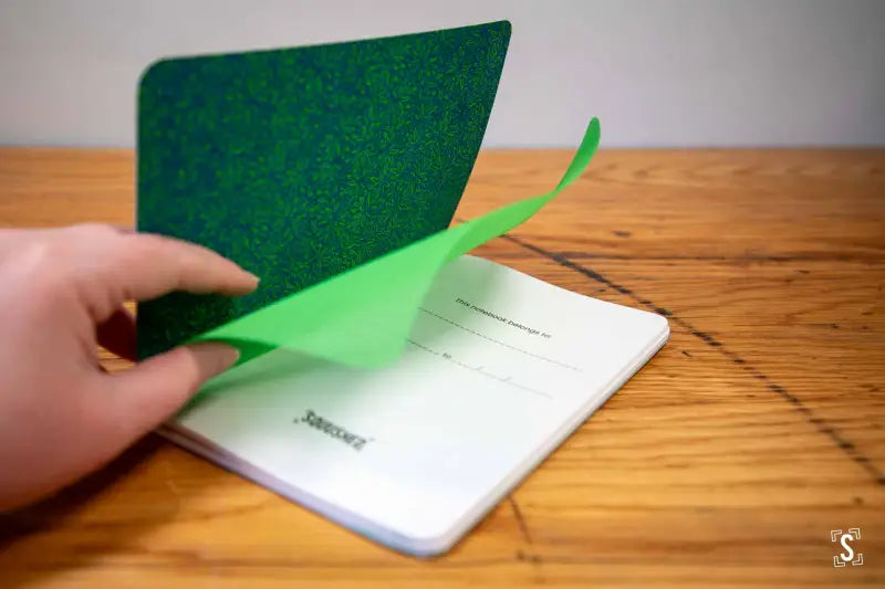 Strata A5 Notebook Kahori Green/Gold Jungle Green Notebook