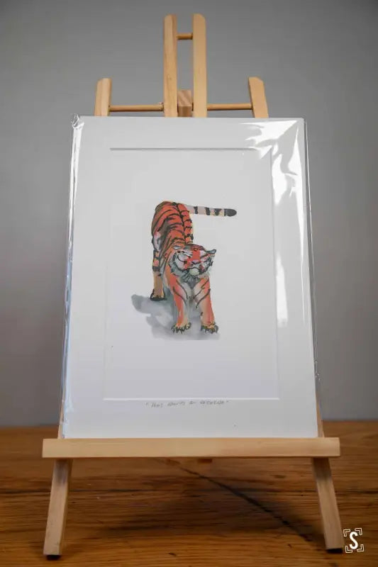 Tiger Mounted Print Art Prints
