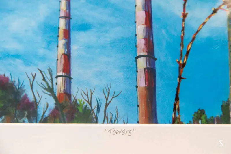 Towers - Mounted Print - SQUUSHED