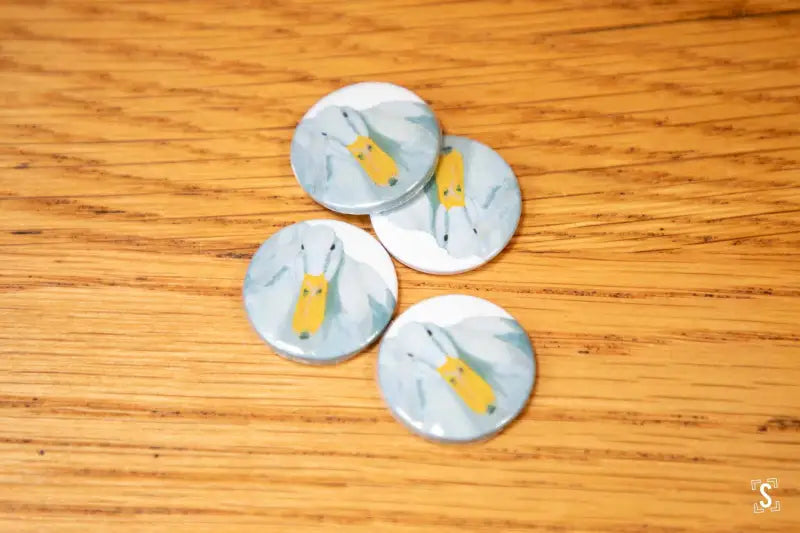 White Duck - Badge - 25mm - Badge