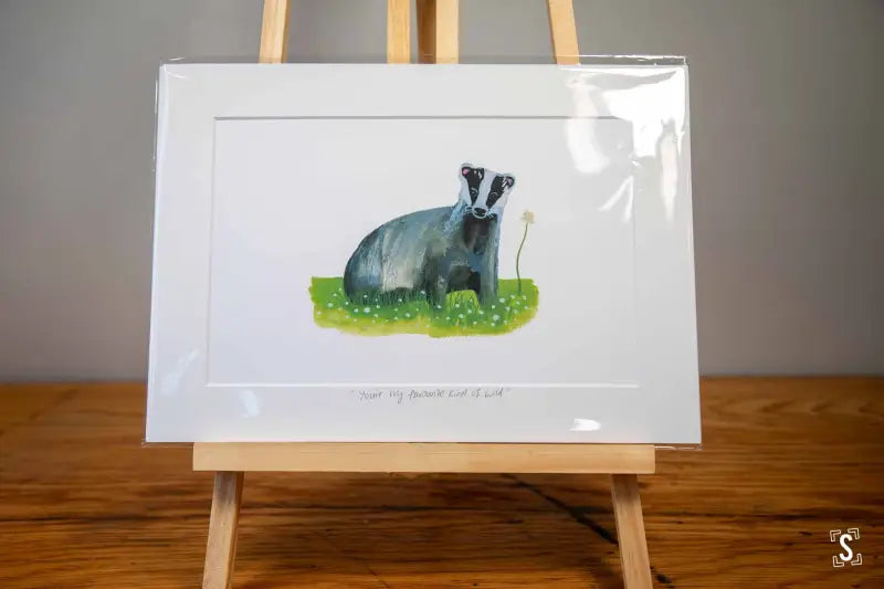 Badger Mounted Print Art Prints