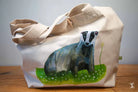 Badger - Toggle Tote Bag - Organic Cotton - 34cm x 34cm x 17cm - Bag