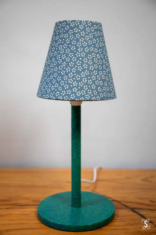 Candle Lampshade Small Flowers Blue/White Lampshades