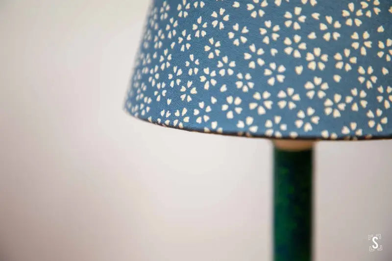 Candle Lampshade Small Flowers Blue/White Lampshades